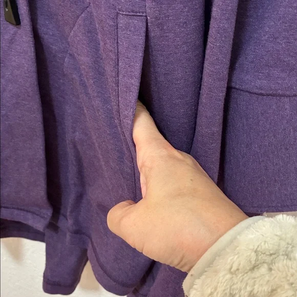 Soft Surroundings Purple Topper - Picture 7 of 11